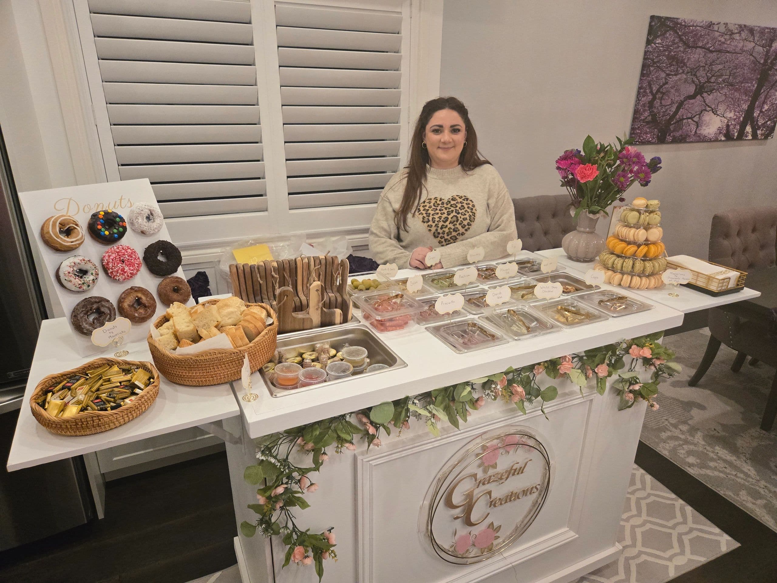 Nora, founder of Grazeful Creations