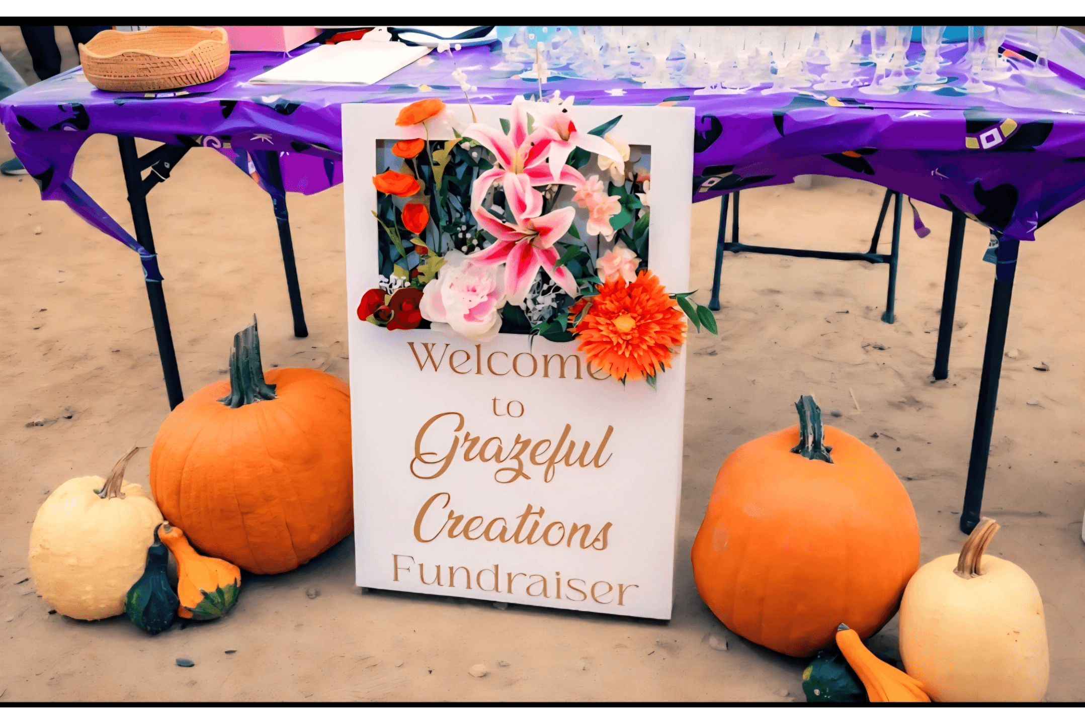 Community fundraiser event by Grazeful Creations